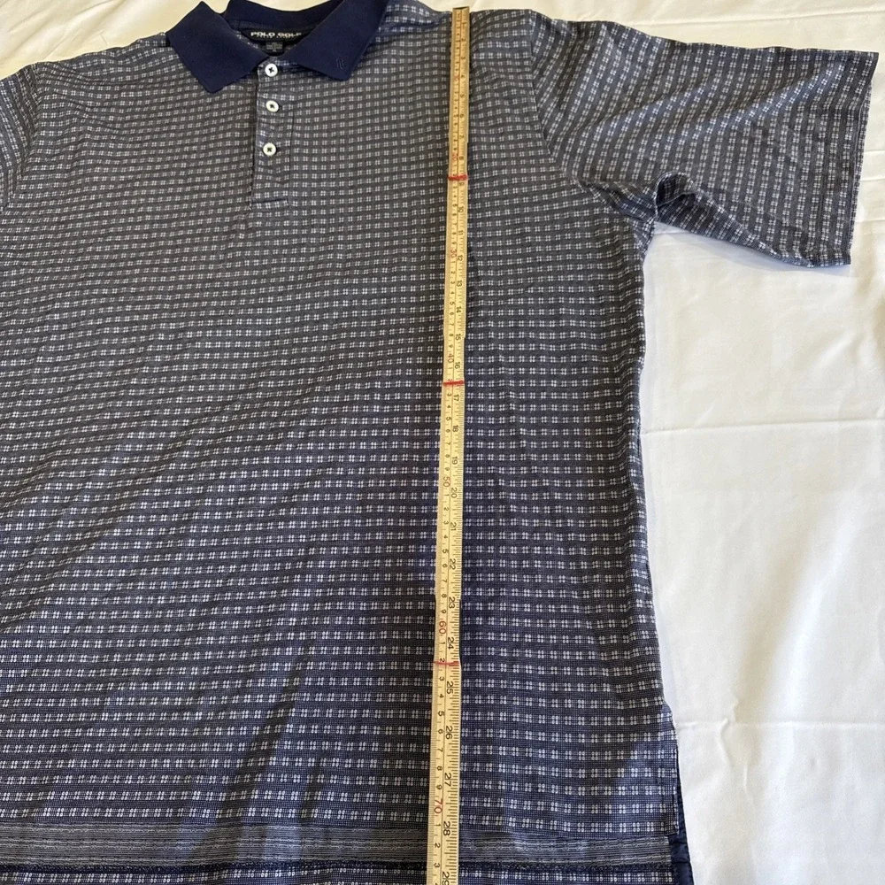 Vintage 90's Polo Golf Ralph Lauren Blue Short Sleeve Shirts Mens XL Cotton